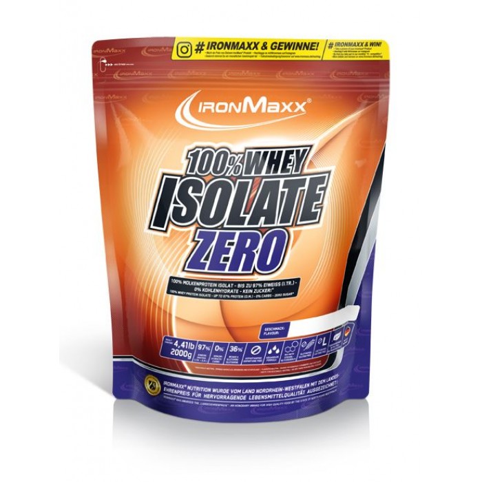 IronMaxx - 100% Whey Isolate Zero / 2000gr.